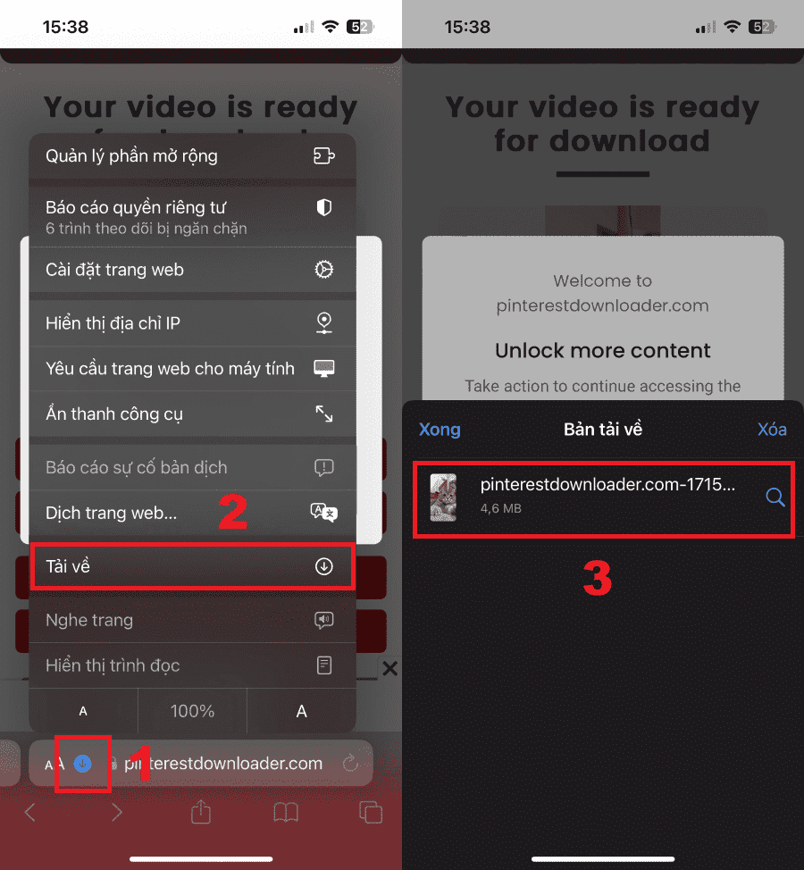 Cách tải video Pinterest trực tiếp bằng trình duyệt