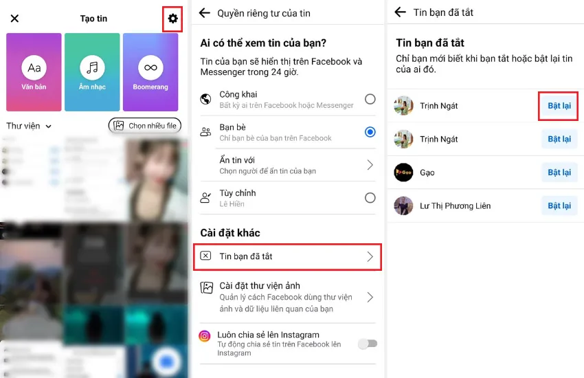 Cách chặn story của người khác trên Facebook