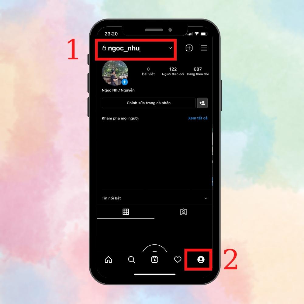 Cách sao chép link Ig cá nhân