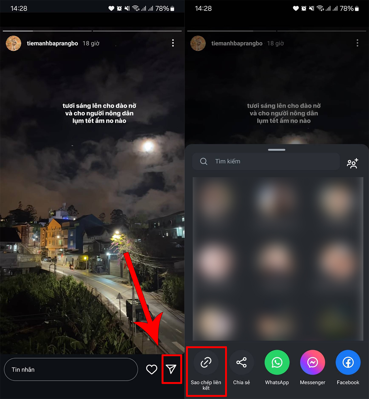 Cách lưu ảnh từ Story Instagram của người khác