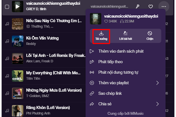 Cách tải nhạc từ Zing MP3 miễn phí trên máy tính