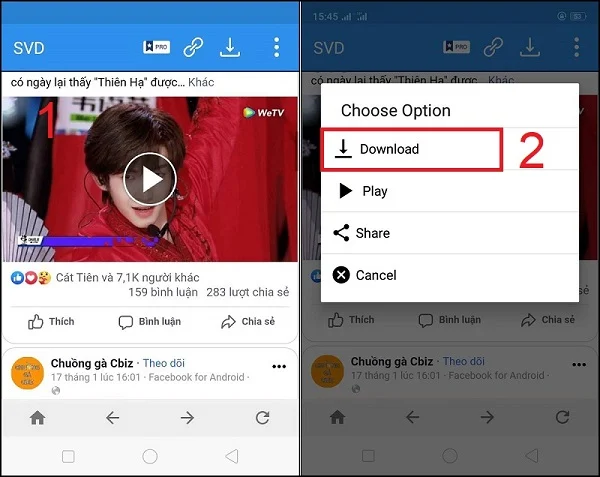 Cách tải video trực tiếp trên Facebook bằng phần mềm và ứng dụng