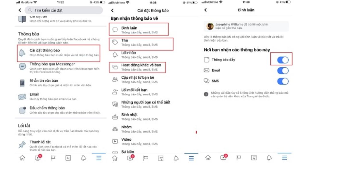 Cách tắt thông báo story trên Facebook