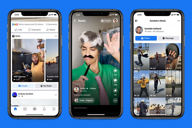 Giới thiệu về Reels trên Facebook