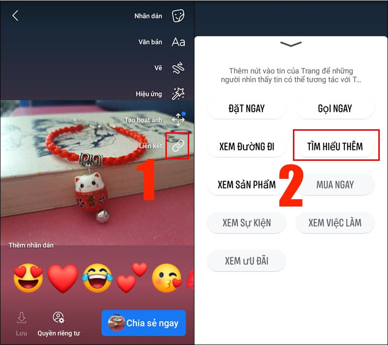 Một số mẹo giúp tối ưu hiệu quả khi gắn link vào story Facebook